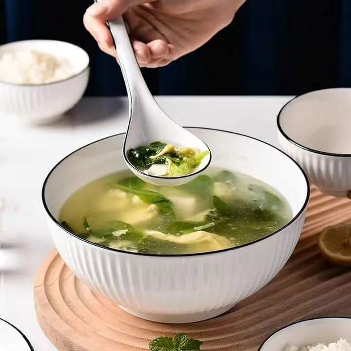 Frendorf | Japanische weiße runde Servierschale