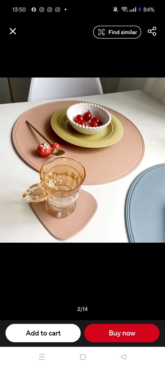 Frendorf | Leder Tischsets