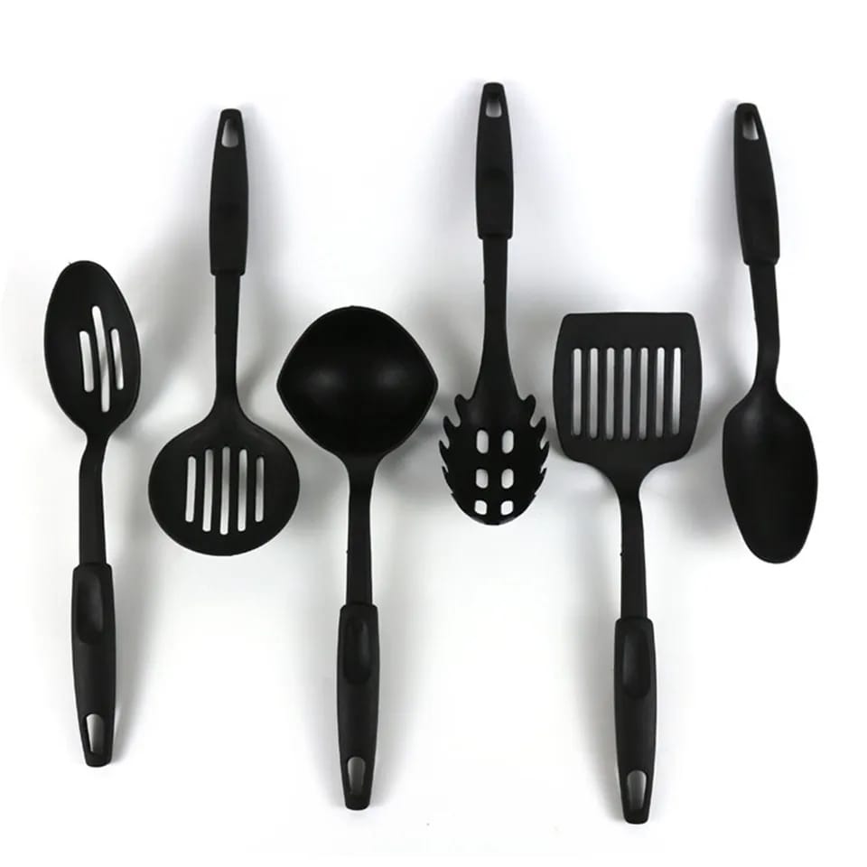 Frendorf | 6-teiliges schwarzes Küchen-Set
