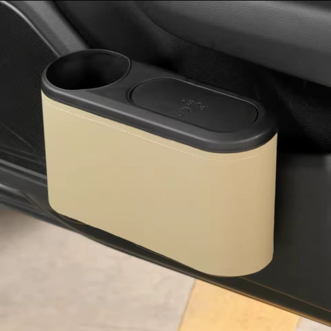Frendorf | 2 in 1 Multifunktions-Auto-Müllbehälter mit einem Aufbewahrungsorganisator