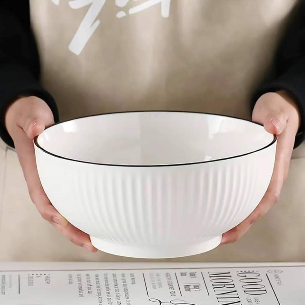 Frendorf | Japanische weiße runde Servierschale