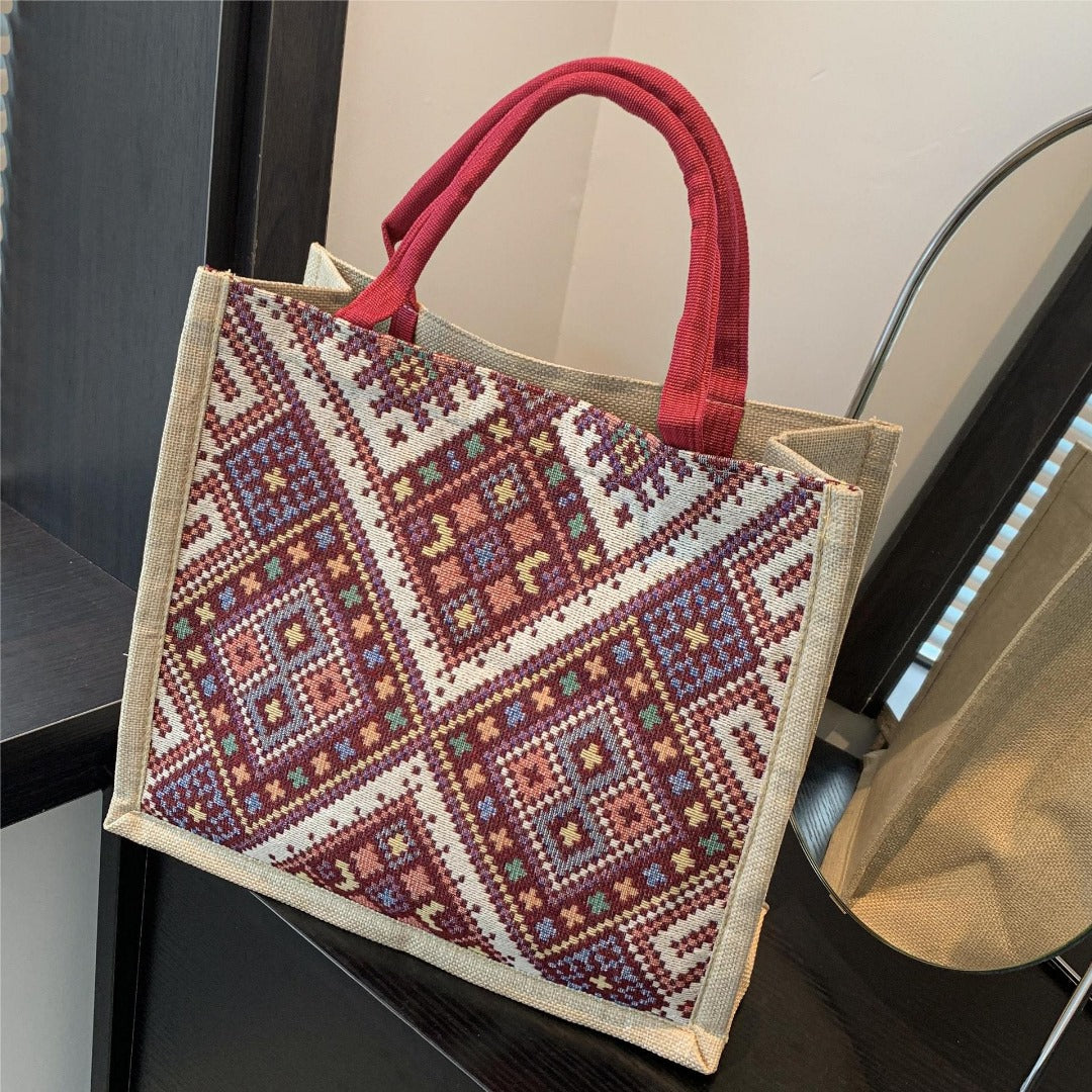 Frendorf | Geometrisches Druckmuster Tasche
