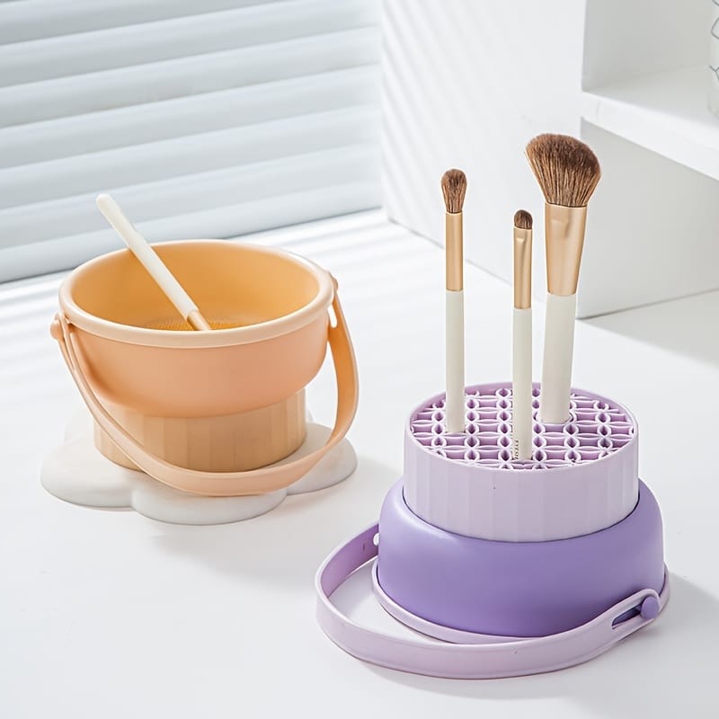 Frendorf | 2in1 Make-up Pinsel Reinigungs Schüssel