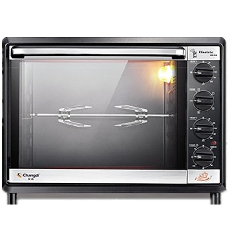 Frendorf | Brathähnchen-Spieß Ofenzubehör Drehspieß BBQ Hähnchengabel