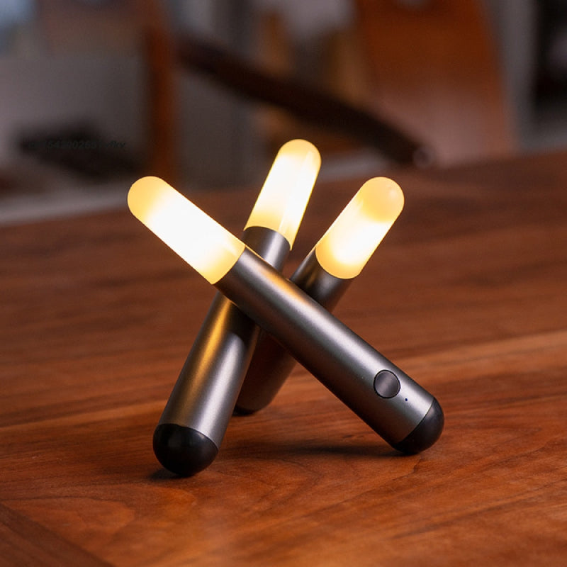 Frendorf | Vexora Modern LED Tischleuchte | Kabellos | Touch-Dimmer | Stimmungslicht | Dekoleuchte für Zuhause