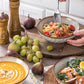 Frendorf | Elegante farbenglasierten Porzellan Royal Teller - klassische Keramikteller - Premium Party-Geschirr für Dining & Unterhaltung