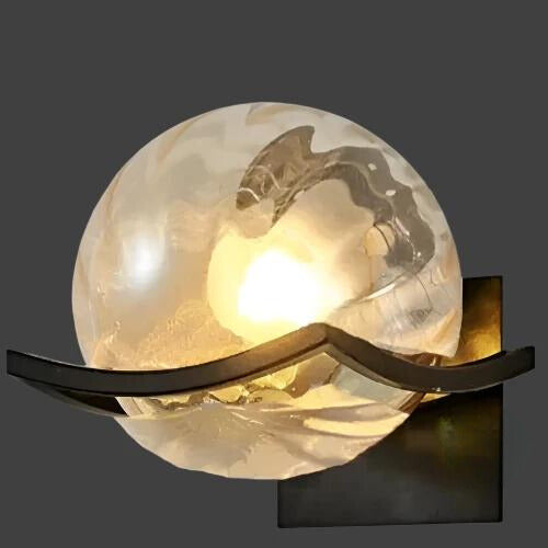 Frendorf | LumiGlide Moderne LED-Wandleuchte Glas | Elegantes Design | Warmweißes Licht | Perfekt für Innenräume