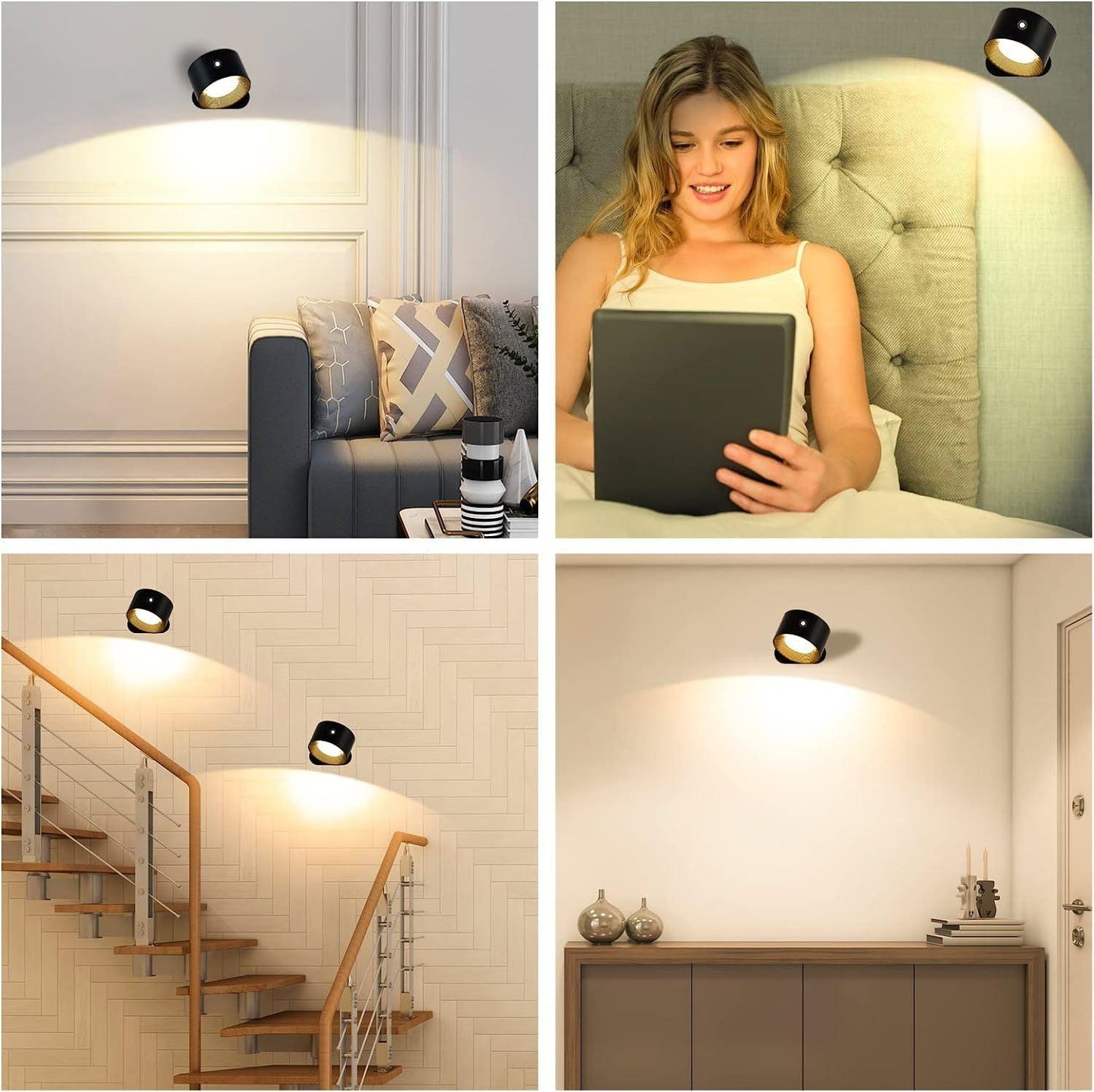 Frendorf | Moderne LED Wandleuchte Ohne Kabel