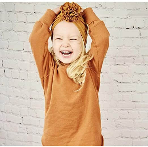 Frendorf | Weiche Baby-Turbanmütze mit Rüschendetail – KuschelGlanz (1+1 Gratis)
