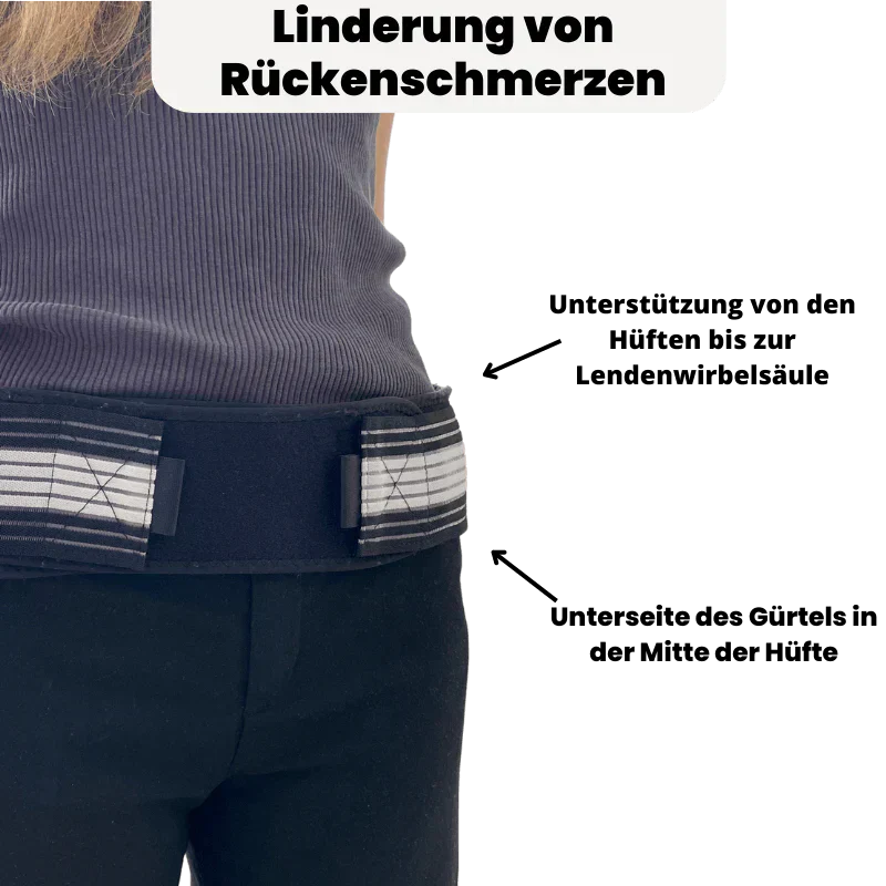 Frendorf | BackEase – Verstellbarer Lendenwirbelstützgürtel zur Schmerzlinderung