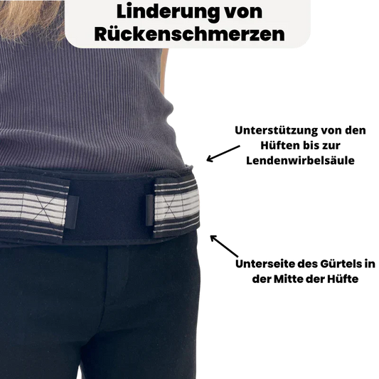 Frendorf | BackEase – Verstellbarer Lendenwirbelstützgürtel zur Schmerzlinderung
