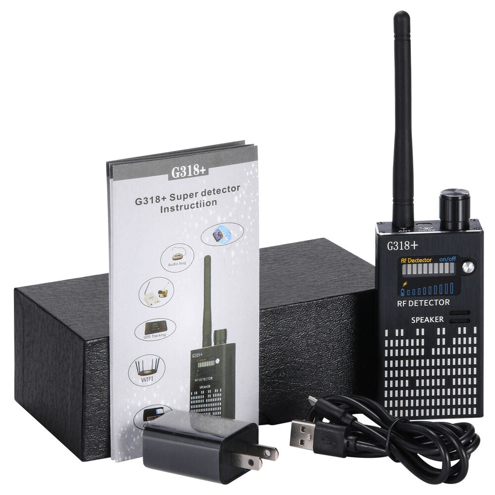 Frendorf | Spionagesignal-Wanzendetektor, HF-Detektor, versteckte Kamera, Laserlinse, GSM-GPS-Gerätefinder