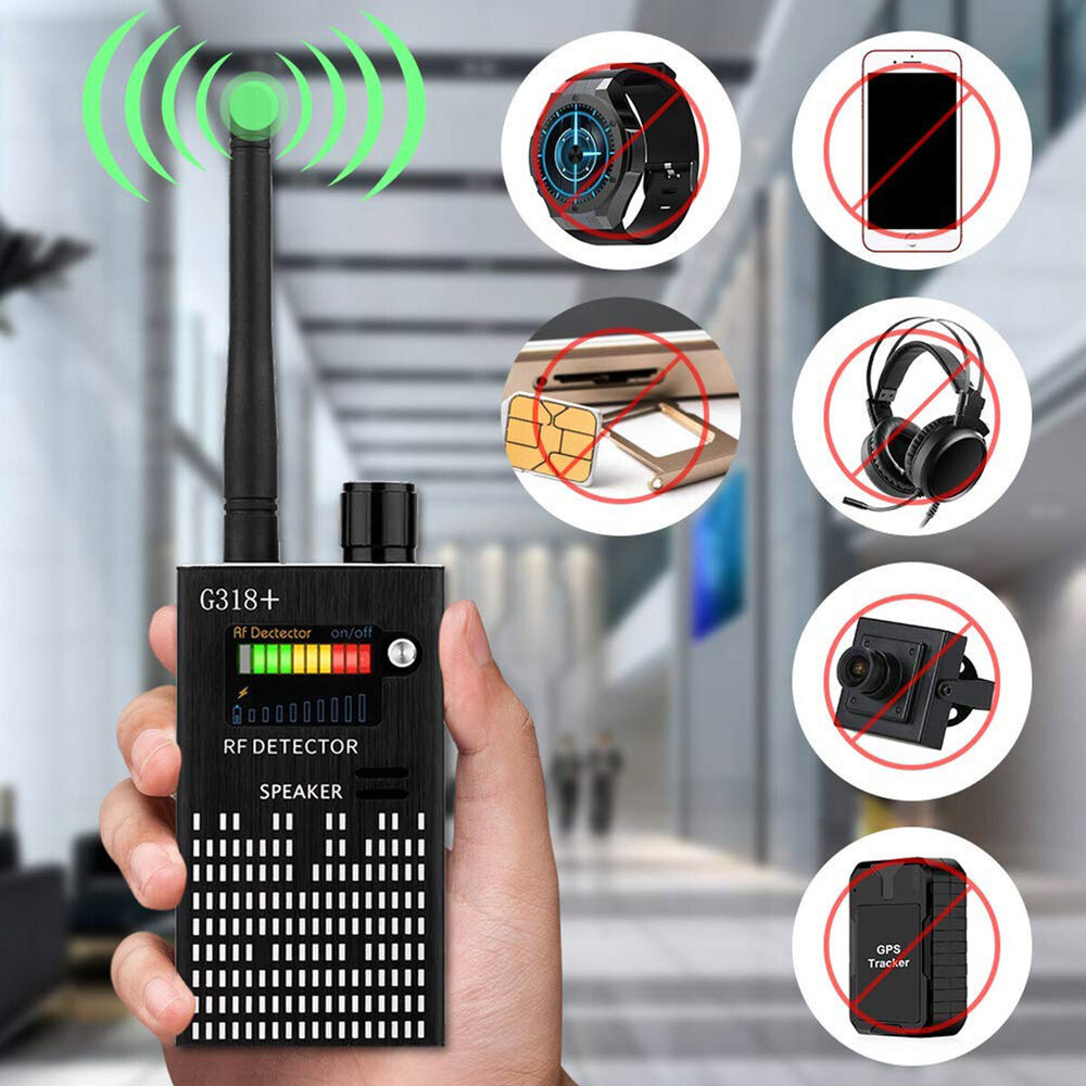 Frendorf | Spionagesignal-Wanzendetektor, HF-Detektor, versteckte Kamera, Laserlinse, GSM-GPS-Gerätefinder