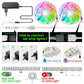 LED-Lichtstreifen, 30 m, 15 m, Musiksynchronisation, Bluetooth, 5050, RGB-Raumlicht mit Fernbedienung