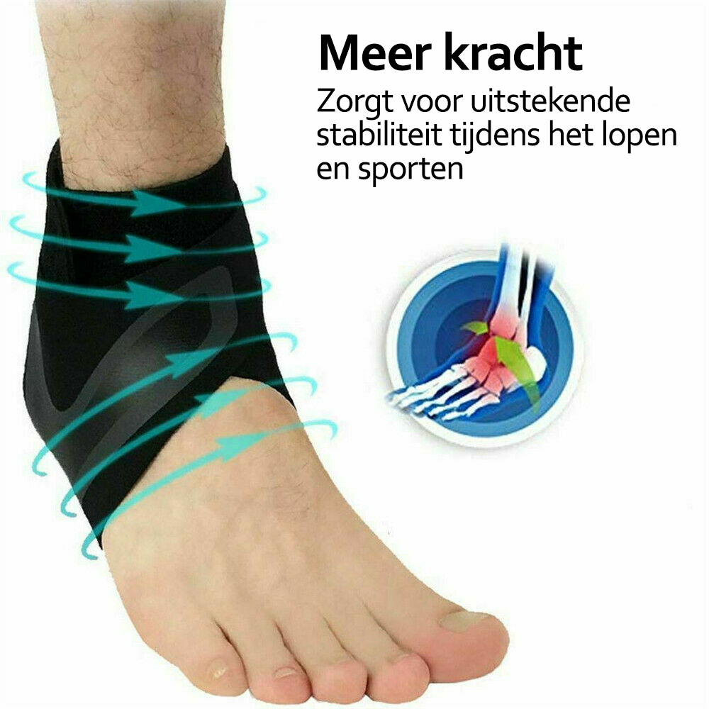 Frendorf | Knöchelbandage zur Schmerzlinderung – verstellbar für alle Fuß- und Knöchelgrößen – geeignet zum Tragen mit Schuhen/Socken