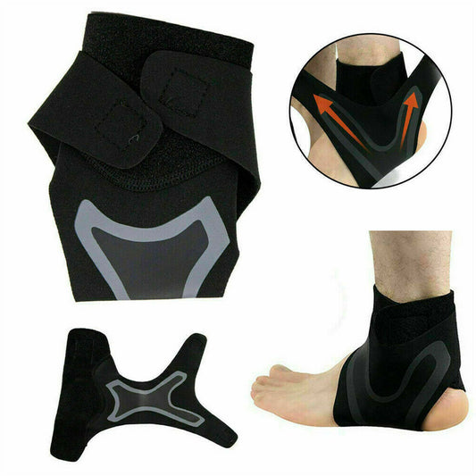 Frendorf | Knöchelbandage zur Schmerzlinderung – verstellbar für alle Fuß- und Knöchelgrößen – geeignet zum Tragen mit Schuhen/Socken