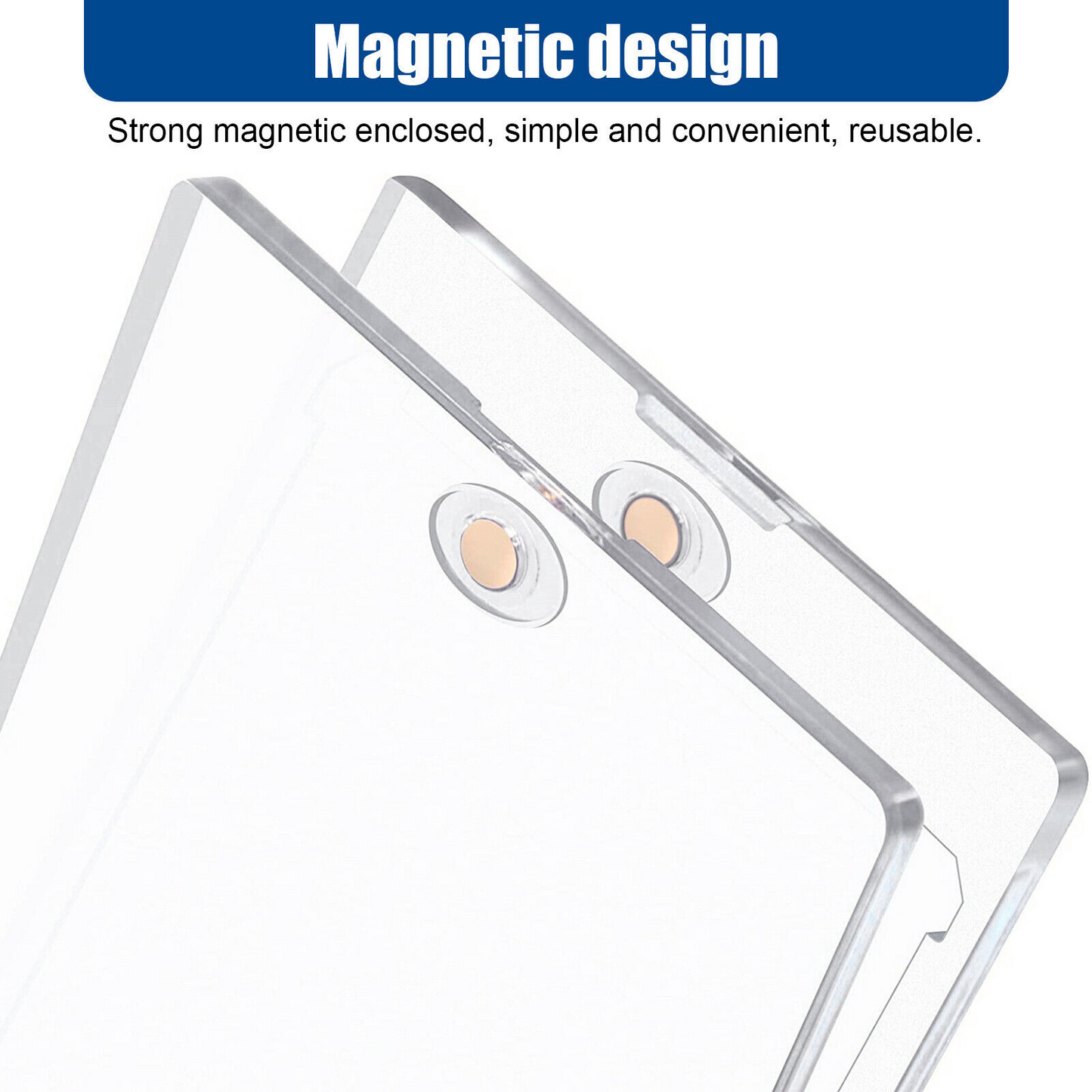 Frendorf | 30er Pack Magnetische Trading-Sportkartenhalter 35Pt One-Touch Hart UV-Schutz