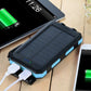 Frendorf | 2x 500000mAh Solar Ladegerät Wasserdicht Power Bank Extern