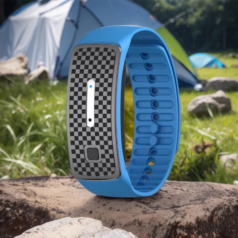 Frendorf | Ultraschall-Mückenarmband USB-Ladegerät Mückenabwehr-Armband Beste Insektenabwehr-Handgelenkband