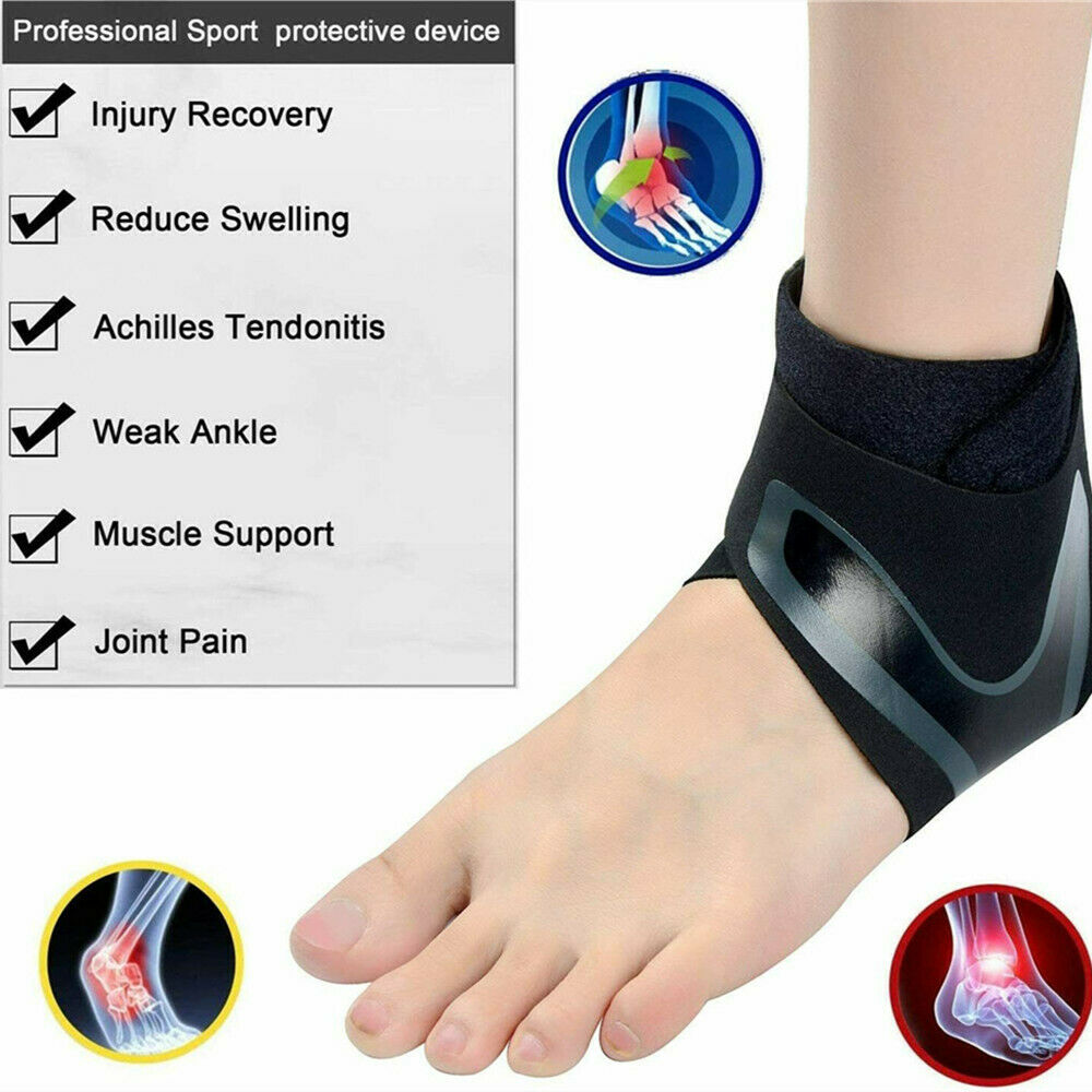 Frendorf | Knöchelbandage zur Schmerzlinderung – verstellbar für alle Fuß- und Knöchelgrößen – geeignet zum Tragen mit Schuhen/Socken