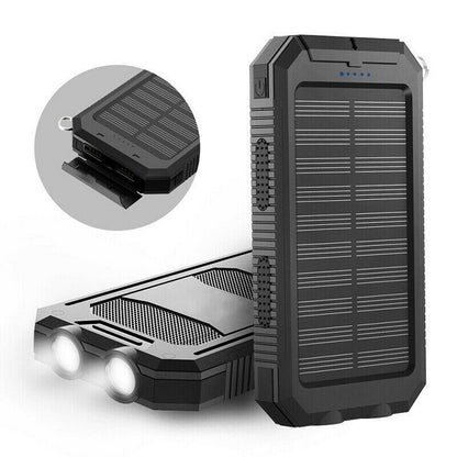 Frendorf | 500000mAh Solar-Ladegerät Wasserdichter Power Bank Extern