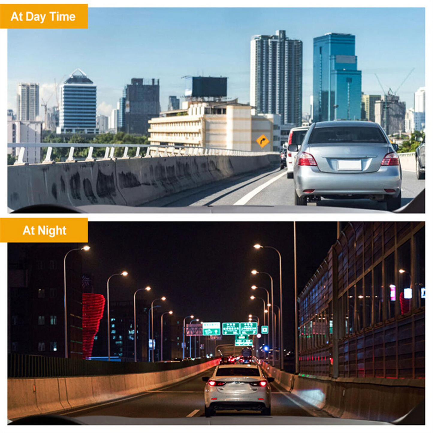 Frendorf | Auto Dual Lens Dash Cam HD 1080P Front/Rear/Innen Video Recorder Kamera G-Sensor