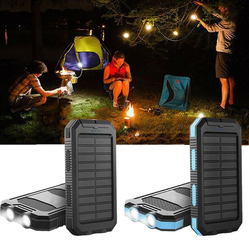 Frendorf | 500000mAh Solar-Ladegerät Wasserdichter Power Bank Extern