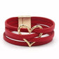 Frendorf | Mehrschichtiges O-Leder Wickelarmband