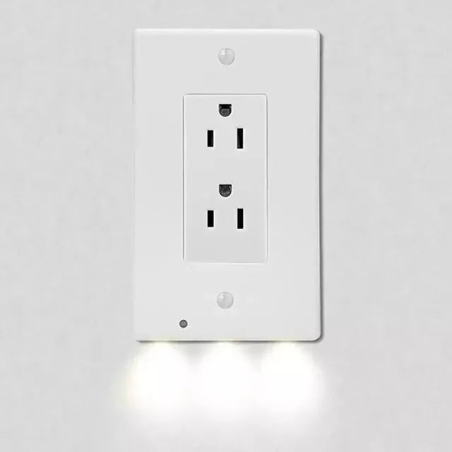 Frendorf | 5er-Pack LED Nachtlicht Steckdosenabdeckung – Verschiedene Stile