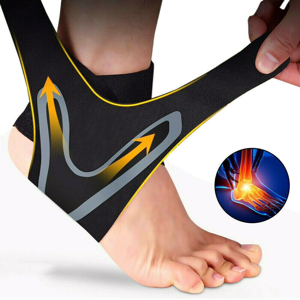 Frendorf | Knöchelbandage zur Schmerzlinderung – verstellbar für alle Fuß- und Knöchelgrößen – geeignet zum Tragen mit Schuhen/Socken