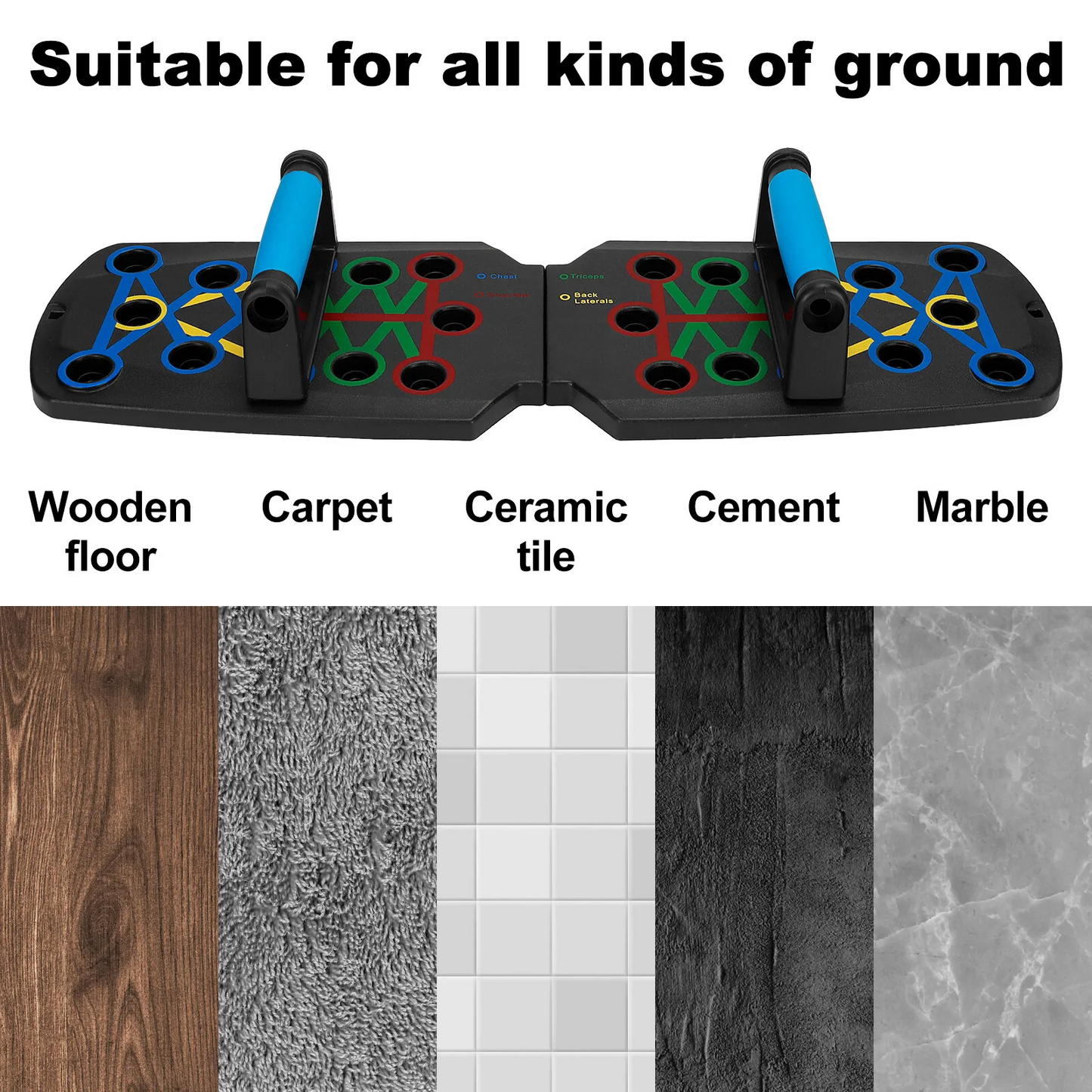 Frendorf | 28 in 1 Push-up Rack Board System Fitness Workout Home Gym Exercise