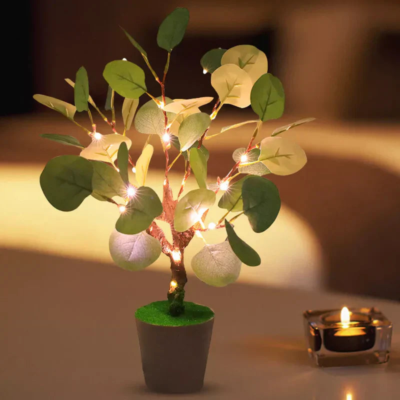 Frendorf | TwinkleBranch - LED-Nachtlicht mit Weihnachtszweig und dekorativem Topf