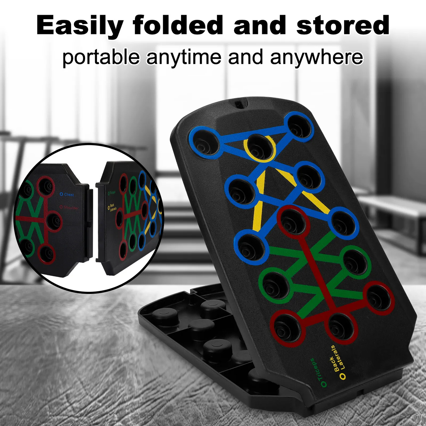 Frendorf | 28 in 1 Push-up Rack Board System Fitness Workout Home Gym Exercise