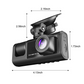 Frendorf | Auto Dual Lens Dash Cam HD 1080P Front/Rear/Innen Video Recorder Kamera G-Sensor