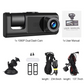 Frendorf | Auto Dual Lens Dash Cam HD 1080P Front/Rear/Innen Video Recorder Kamera G-Sensor