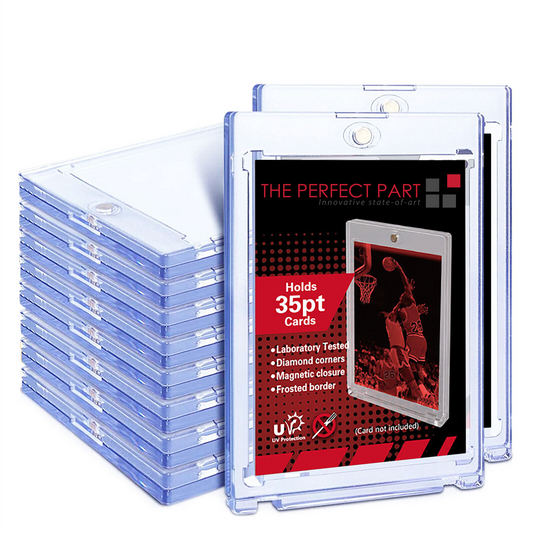 Frendorf | 30er Pack Magnetische Trading-Sportkartenhalter 35Pt One-Touch Hart UV-Schutz