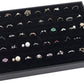 Frendorf | 100 Slots Schmuck Ring Anzeige Organizer Tray Halter Ohrringe Aufbewahrungsbox Fall