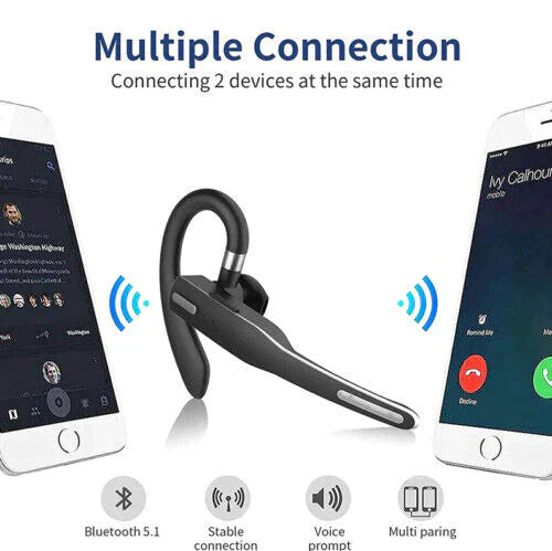 Frendorf | Trucker Dual Mic Drahtloses Bluetooth 5.1 Noise Cancelling Headset/Ohrenhörer