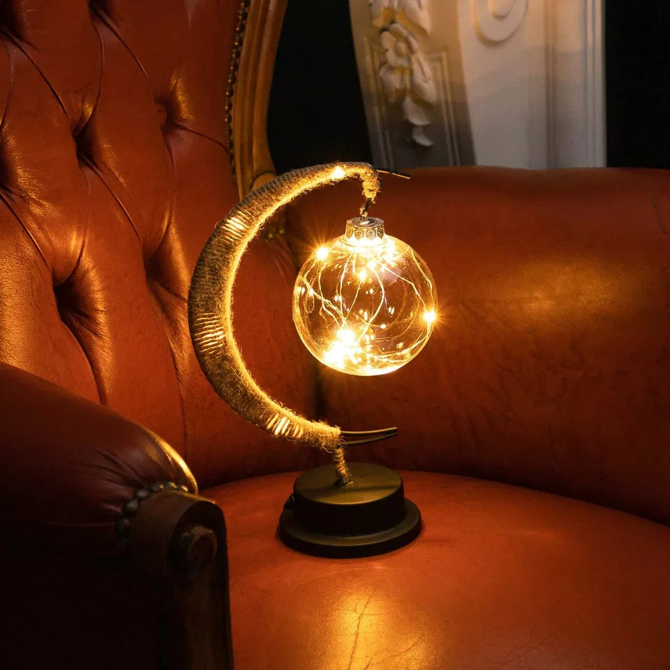 Frendorf | LunarGlow Magische Mondlampe | LED Stimmungslicht | 3D-Druck Design | Dekorative Beleuchtung für Zuhause