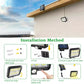 Frendorf | 120 LED Solarbetriebene Wandmontierte Lampe