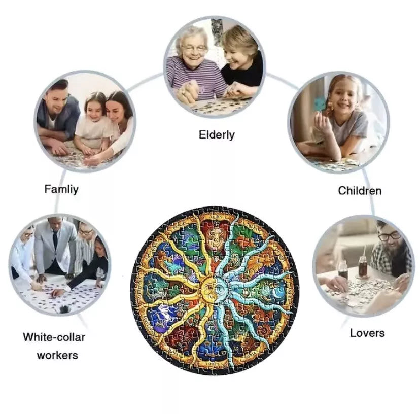 Frendorf | 1000-teilige Runde Astrologie-Puzzle