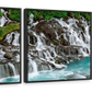 Frendorf | Hraunfossar Wasserfall in Island Wandkunst
