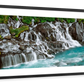 Frendorf | Hraunfossar Wasserfall in Island Wandkunst