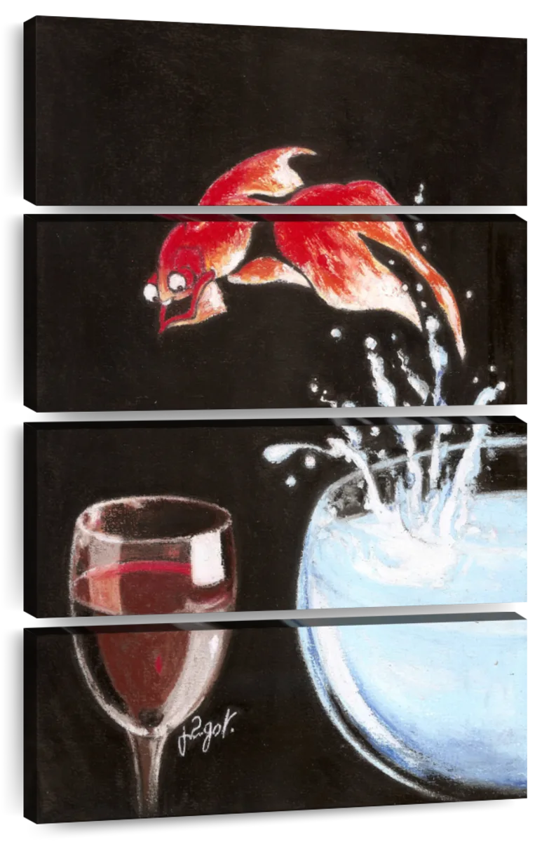 Frendorf | Heureux Comme un Poisson Wandkunst