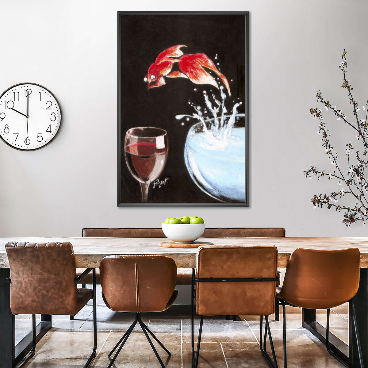 Frendorf | Heureux Comme un Poisson Wandkunst