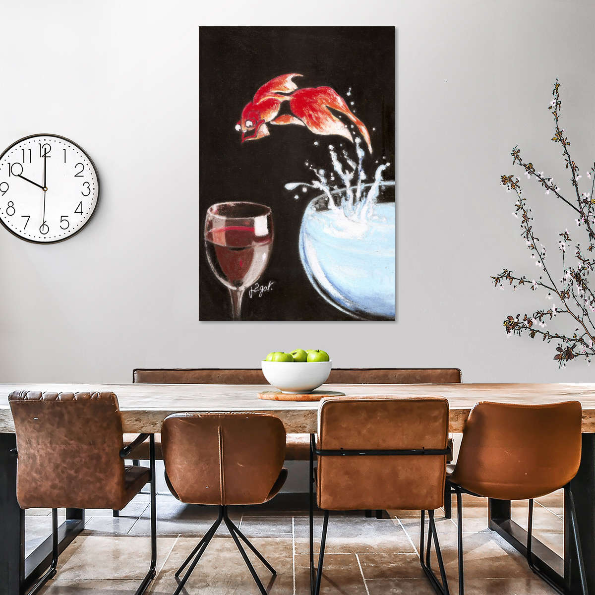 Frendorf | Heureux Comme un Poisson Wandkunst