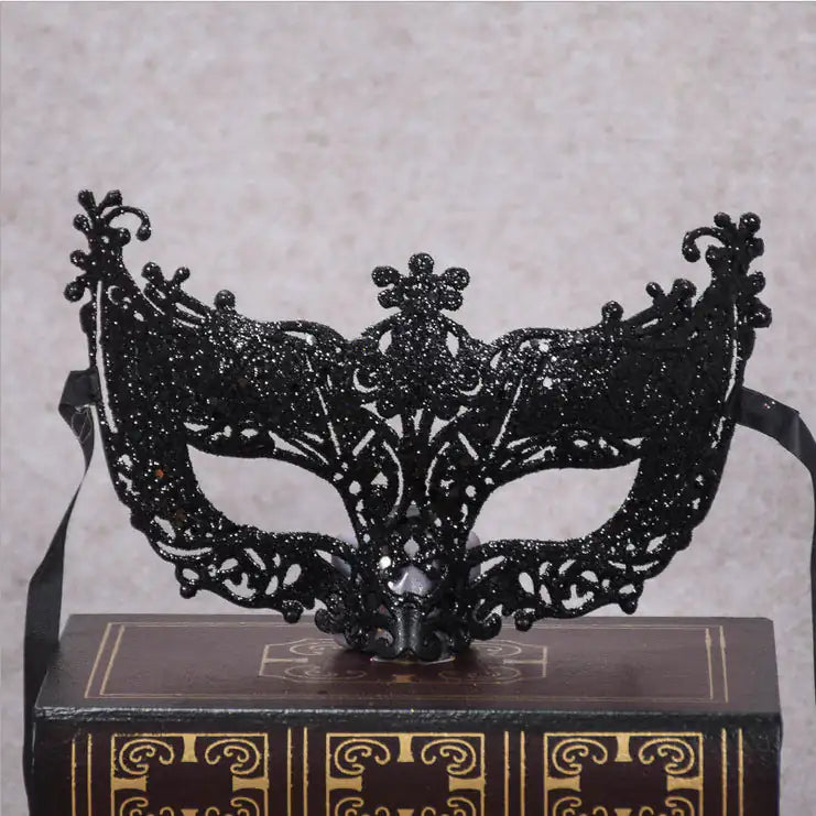 Frendorf | Abschlussball-Make-up-Kostüm, Spitzenmaske
