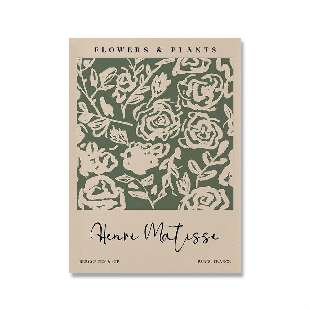 Salbeigrün Matisse Yayoi Kusama Ausstellung Poster