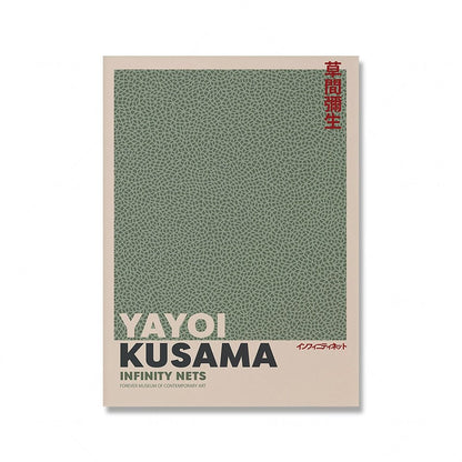 Salbeigrün Matisse Yayoi Kusama Ausstellung Poster