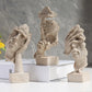 Frendorf | ZenScape Meditations-Skulpturen Set | 3-teiliges Meditations-Deko-Set | Spirituelle Skulpturen | Ruhige Wohnraumgestaltung